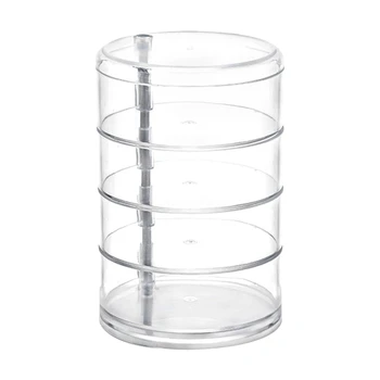 1PC Cosmetic Jewelry Box Transparent Four-layer Rotating Circular Acrylic Creative Case Container Desktop Storager
1PC Cosmetic Jewelry Box Transparent Four-layer Rotating Circular Acrylic Creative Case Container Desktop Storager
