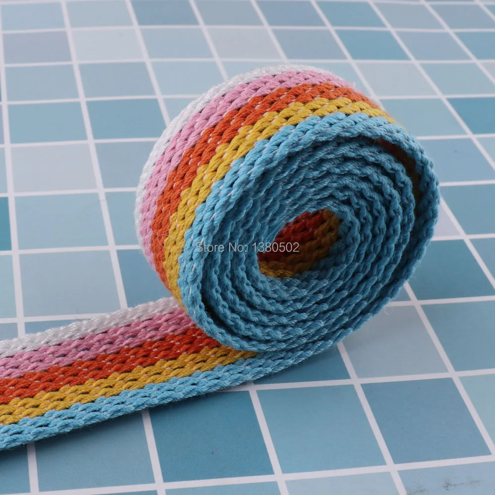 10 yards 25mm 1" width colorful Canvas Webbing Strap Fabric Ribbon Belting Bag DIY Key fobs Bag Luggage
10 yards 25mm 1" width colorful Canvas Webbing Strap Fabric Ribbon Belting Bag DIY Key fobs Bag Luggage