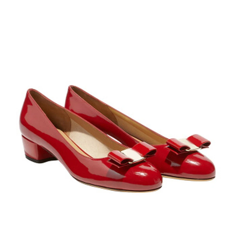 Luxury Brand Top Genuine Leather Ladies Bow Metal Decoration Women's Singles Shoes Women Casual Shoes Wedding Shoes Basic
Luxury Brand Top Genuine Leather Ladies Bow Metal Decoration Women's Singles Shoes Women Casual Shoes Wedding Shoes Basic