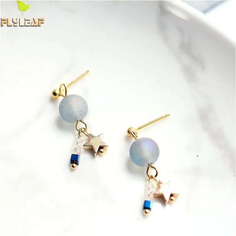 Flyleaf 925 Sterling Silver Colorful Crystal Star Drop Earrings For Women High Quality Dangle Earings Fashion Jewelry Gold Party
Flyleaf 925 Sterling Silver Colorful Crystal Star Drop Earrings For Women High Quality Dangle Earings Fashion Jewelry Gold Party