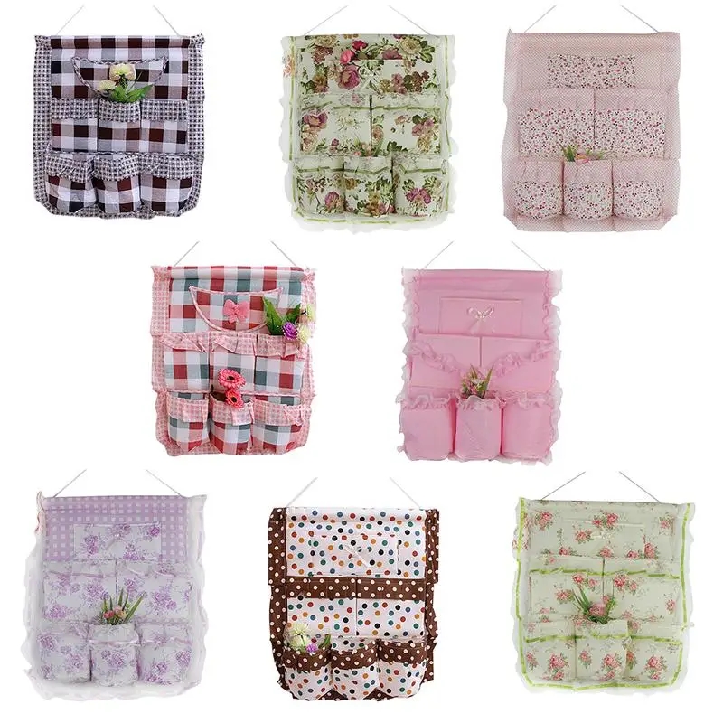 Simple Lace Edge Multi-Layer Fabric Storage Hanging Bag Multi-Pocket Wall Decorations Black Style Romantic Purple Cute Pink
Simple Lace Edge Multi-Layer Fabric Storage Hanging Bag Multi-Pocket Wall Decorations Black Style Romantic Purple Cute Pink
