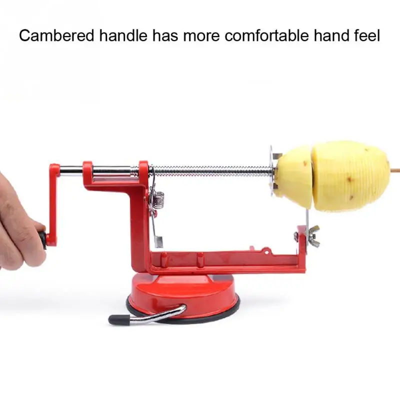Potato Twister Stainless Steel Potato Manual Cutter Spiral Chips Twisted Potato Apple Slicer French Fry Vegetable Fruit Tool New
Potato Twister Stainless Steel Potato Manual Cutter Spiral Chips Twisted Potato Apple Slicer French Fry Vegetable Fruit Tool New