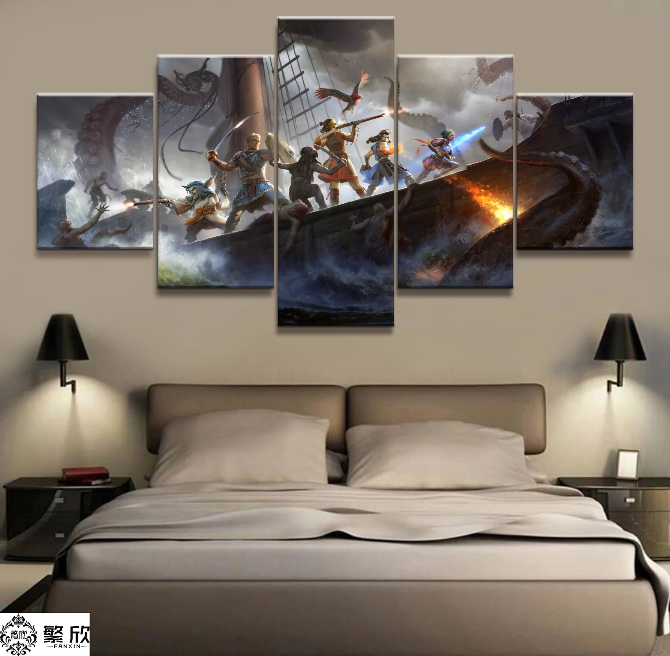 5 Panel Pillars of Eternity Game Canvas Printed Painting Living Room Wall Art Decor Picture Artworks Poster Canvas Wholesale
5 Panel Pillars of Eternity Game Canvas Printed Painting Living Room Wall Art Decor Picture Artworks Poster Canvas Wholesale