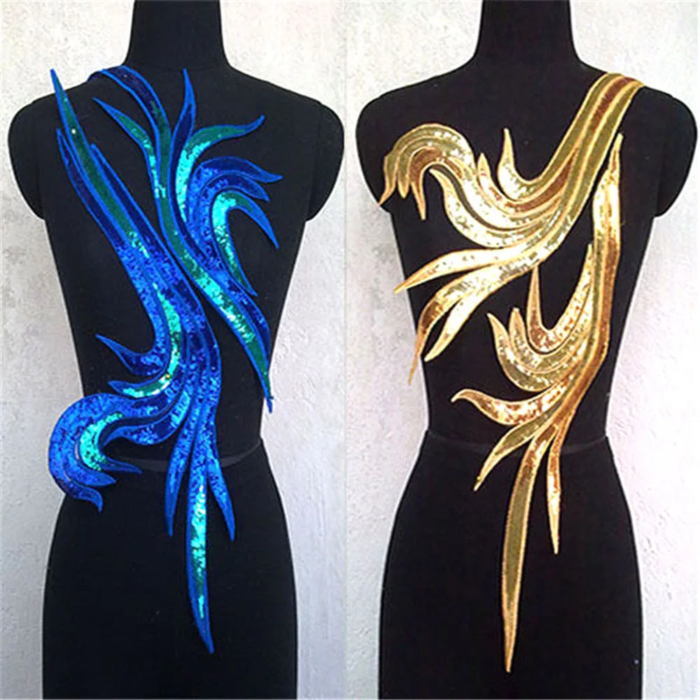 Flower Gold Blue Sequins Sew on Patches Embroidered Prom Clothes Patch Decoration Accessories
Flower Gold Blue Sequins Sew on Patches Embroidered Prom Clothes Patch Decoration Accessories