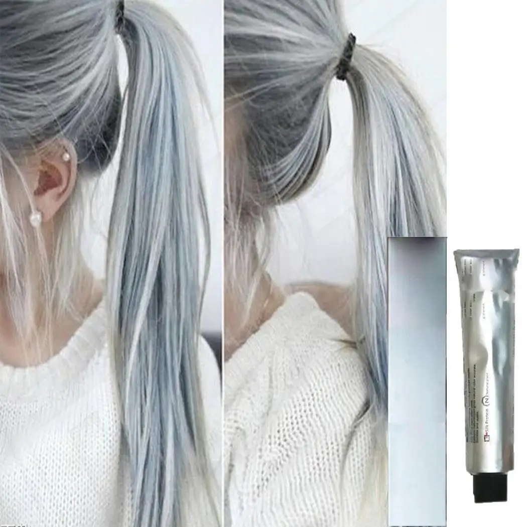 Hair Dye Cream Fashion Gray Hair Color Dye DIY Hair Styling Light Gray Color Permanent Natural Christmas Party Styling
Hair Dye Cream Fashion Gray Hair Color Dye DIY Hair Styling Light Gray Color Permanent Natural Christmas Party Styling