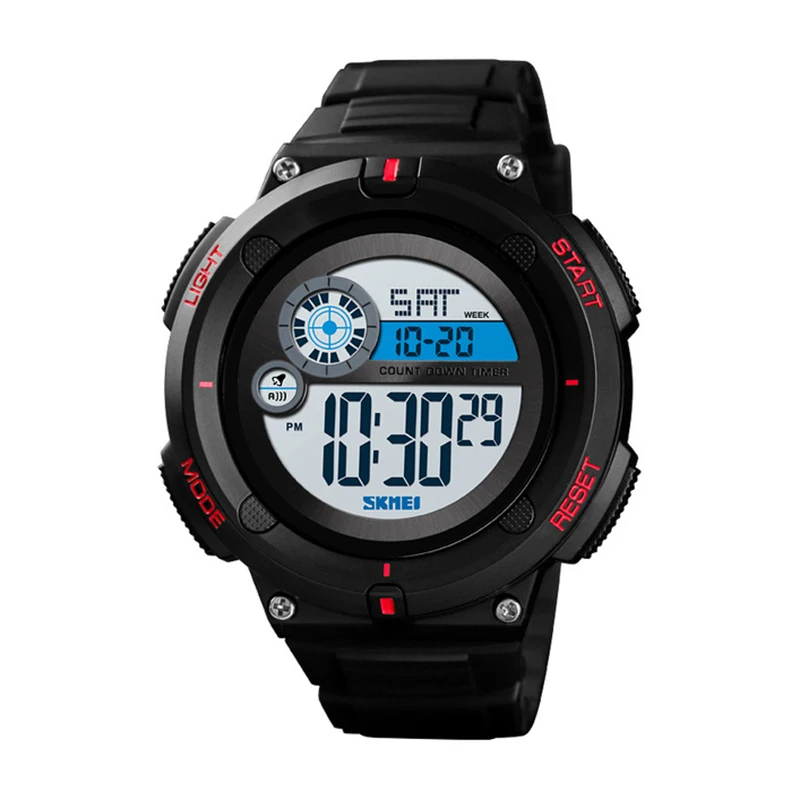 SKMEi Outdoor Sports Watch Men'S Multi-Function Week Calendar Stopwatch 50M Waterproof Electronic Watch Week Display 2 Time Al
SKMEi Outdoor Sports Watch Men'S Multi-Function Week Calendar Stopwatch 50M Waterproof Electronic Watch Week Display 2 Time Al