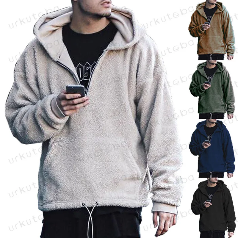 2018 Brand New Fashion Men Winter Warm Faux Fur Teddy Bear Zip Sweatshirt Hoodie Casual Solid Tops Pullover Hoodies
2018 Brand New Fashion Men Winter Warm Faux Fur Teddy Bear Zip Sweatshirt Hoodie Casual Solid Tops Pullover Hoodies