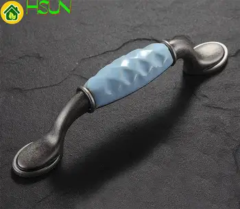 3.75" Dresser Drawer Pulls Handles Knobs Antique Silver Blue Ceramic Kitchen Cabinet Door Handles Pulls Furniture Hardware 96mm
3.75" Dresser Drawer Pulls Handles Knobs Antique Silver Blue Ceramic Kitchen Cabinet Door Handles Pulls Furniture Hardware 96mm