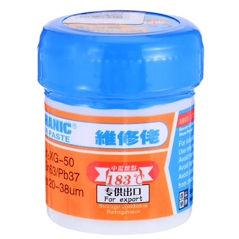 XG-50 Soldering Welding Flux Paste Grease Repair Tools Sn63/Pb37 25-45um Solder Paste for Computer Mobile Phone Repairing
XG-50 Soldering Welding Flux Paste Grease Repair Tools Sn63/Pb37 25-45um Solder Paste for Computer Mobile Phone Repairing