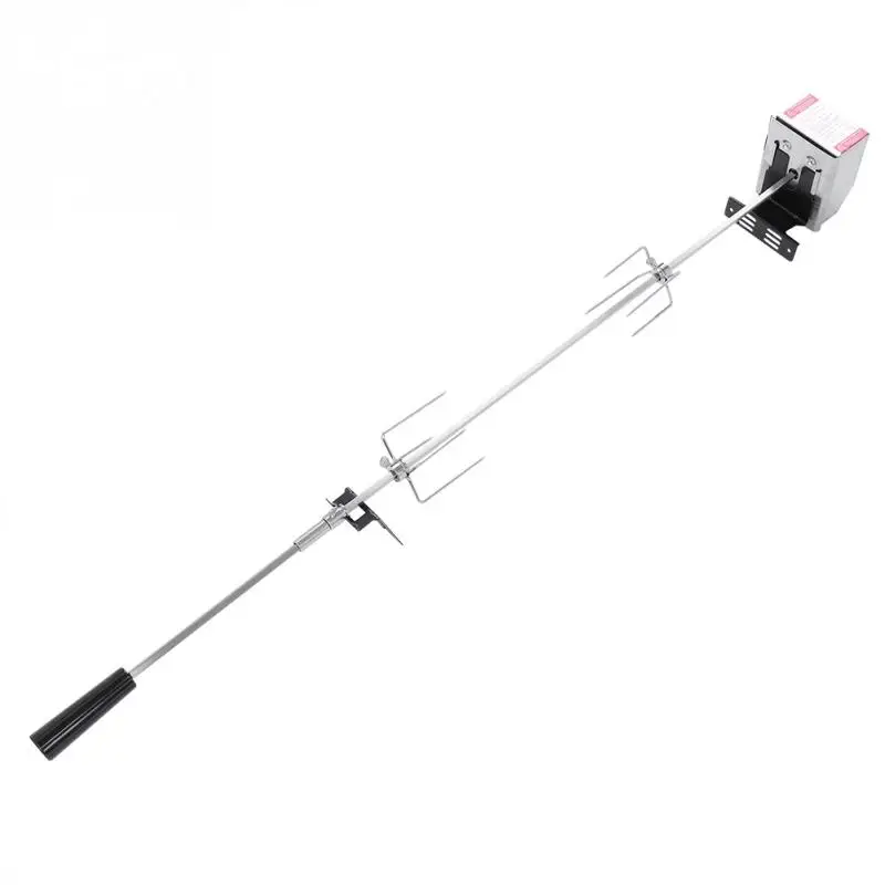 Stainless Steel Rotisserie Kit for BBQ Spit Rod Meat Forks with Electric Motor US Plug Roaster Rack Xmas Domestic Lamb Skewers
Stainless Steel Rotisserie Kit for BBQ Spit Rod Meat Forks with Electric Motor US Plug Roaster Rack Xmas Domestic Lamb Skewers