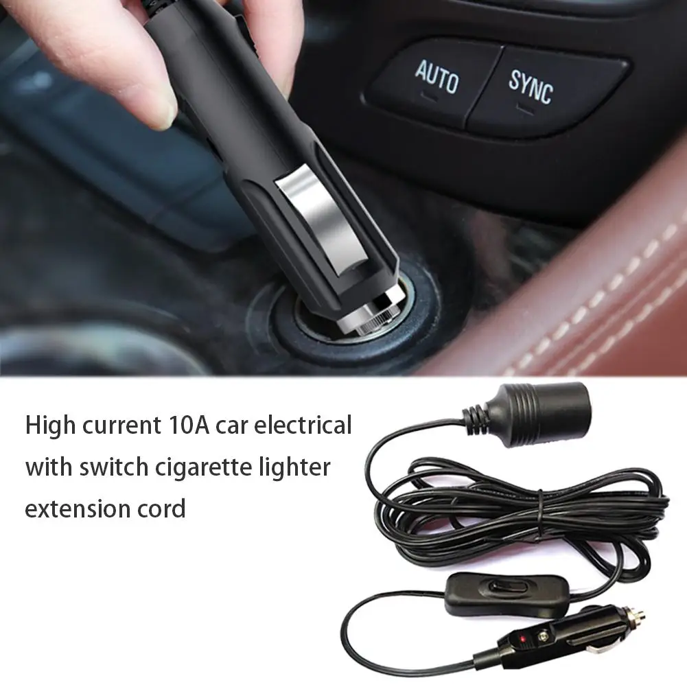 Car Cigarette Lighter Extension Line Cable With Switch For Car Refrigerator Fridge Icebox Accessories 3M/9.84FT Extension Line
Car Cigarette Lighter Extension Line Cable With Switch For Car Refrigerator Fridge Icebox Accessories 3M/9.84FT Extension Line