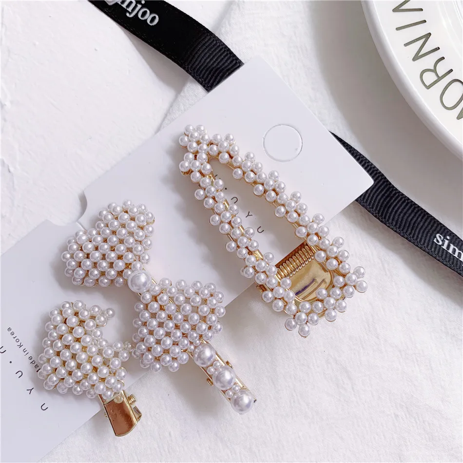 Hair Clips For Girls Metal Hairpins With Pearls Hair Pins Jewelry Accessories CS517
Hair Clips For Girls Metal Hairpins With Pearls Hair Pins Jewelry Accessories CS517
