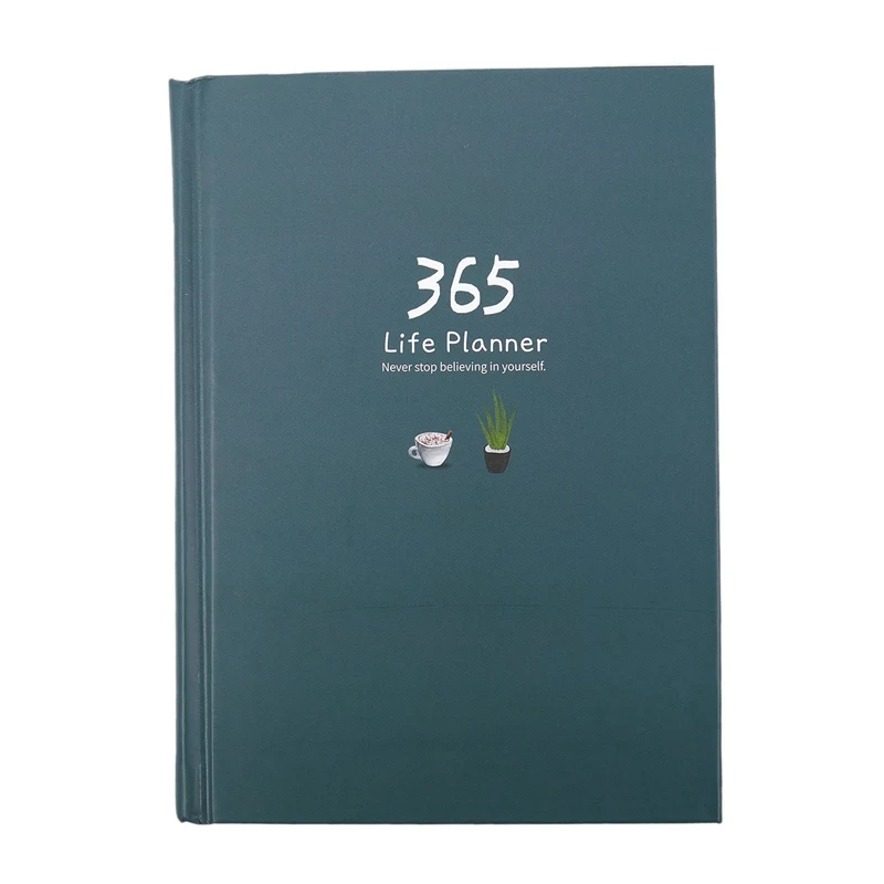Creative Year Plan Notebook 365 Days Inner Page Monthly Daily Planner Diary Notebook, Dark green
Creative Year Plan Notebook 365 Days Inner Page Monthly Daily Planner Diary Notebook, Dark green