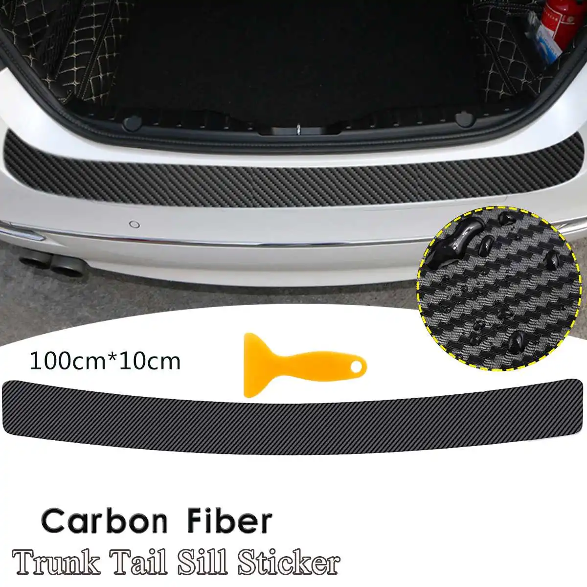 One set 3D Carbon Fiber Sticker Vinyl Decal Car Tail Trunk Sill Plate Bumper Guard Protector Cover Trim
One set 3D Carbon Fiber Sticker Vinyl Decal Car Tail Trunk Sill Plate Bumper Guard Protector Cover Trim