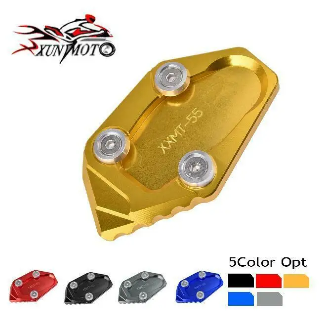 Motorcycle Parts Enlarge Side Stand Kickstand Extension Support Plate Foot Pads For YAMAHA YZF R3 R25 MT03 MT25 2015 2016 2018
Motorcycle Parts Enlarge Side Stand Kickstand Extension Support Plate Foot Pads For YAMAHA YZF R3 R25 MT03 MT25 2015 2016 2018