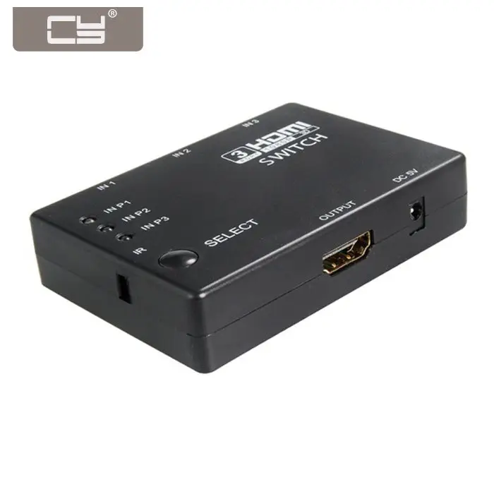 CYDZ HDMI 1080p HDTV 1.3b Splitter Switcher 3x1 Auto Switch 3-In-1-Out Adapter with Remote Selecter
CYDZ HDMI 1080p HDTV 1.3b Splitter Switcher 3x1 Auto Switch 3-In-1-Out Adapter with Remote Selecter