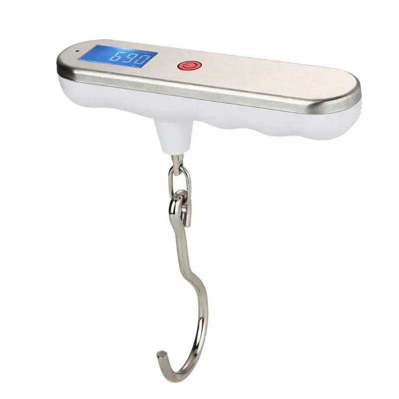 110lb/50kg 0.01kg LCD Backlight Digital Hanging Luggage Scale Portable Travel Steelyard Electronic Scale Weighing Tool
110lb/50kg 0.01kg LCD Backlight Digital Hanging Luggage Scale Portable Travel Steelyard Electronic Scale Weighing Tool