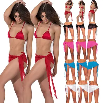 Newest solid sexy summer women Bikini Swimsuit Bathing Suit Beach Bikini Cover up Pareo swim skirt short wraps
Newest solid sexy summer women Bikini Swimsuit Bathing Suit Beach Bikini Cover up Pareo swim skirt short wraps
