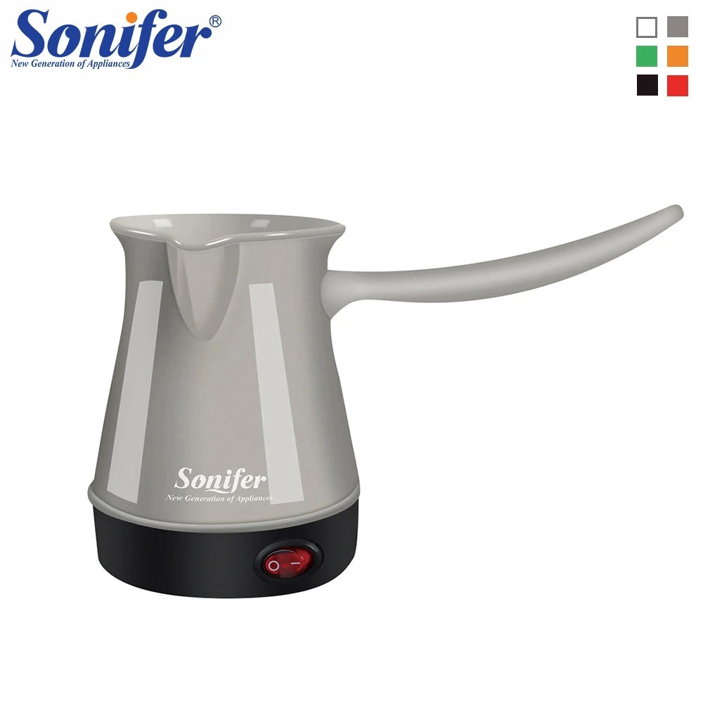 Colorful mini Coffee Machine Turkey Coffee Maker portable Electrical Coffee Pot Food Grade Coffee Kettle for Gift Sonifer