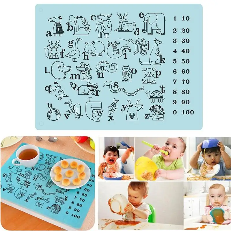 Puzzle Kids Table Mat Silicone Non-Slip Waterproof Insulation Placemat Fashion Insulation Cup Pad 400X300X2 mm Kitchen Supplies
Puzzle Kids Table Mat Silicone Non-Slip Waterproof Insulation Placemat Fashion Insulation Cup Pad 400X300X2 mm Kitchen Supplies