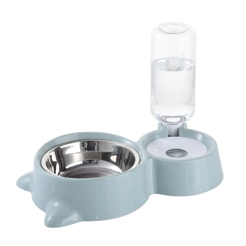 2 In 1 PP Stainless Steel Automatic Water Dispenser Feeder Drinker Pet Supplies Dog Bowl Cat Ears Shaped Bowl Detachable
2 In 1 PP Stainless Steel Automatic Water Dispenser Feeder Drinker Pet Supplies Dog Bowl Cat Ears Shaped Bowl Detachable