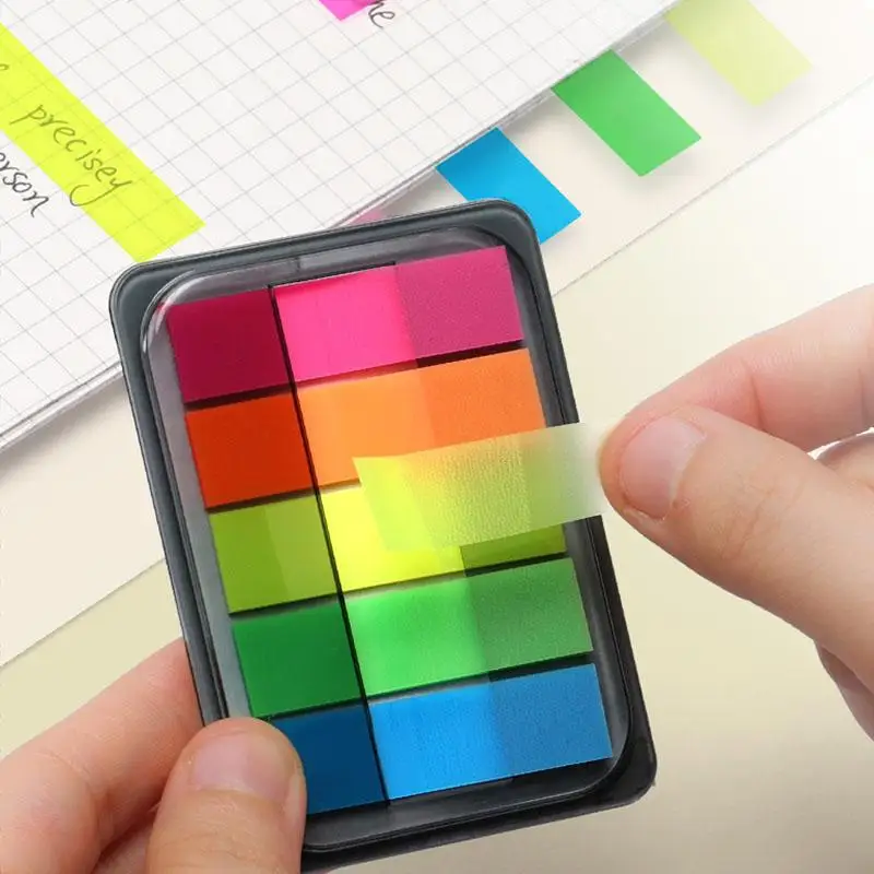 Reusable Multi Fluorescent Bookmark Sticker Reading Label Index Label Translucent Neon Colored Page Flags Fluorescent Page Book
Reusable Multi Fluorescent Bookmark Sticker Reading Label Index Label Translucent Neon Colored Page Flags Fluorescent Page Book