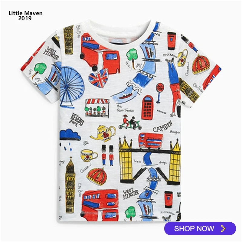 2019 Little Maven Brand Summer 2-7 years baby Kids Girls boys short City world cotton Top Quality Cotton t-shirts Tops shirt
2019 Little Maven Brand Summer 2-7 years baby Kids Girls boys short City world cotton Top Quality Cotton t-shirts Tops shirt