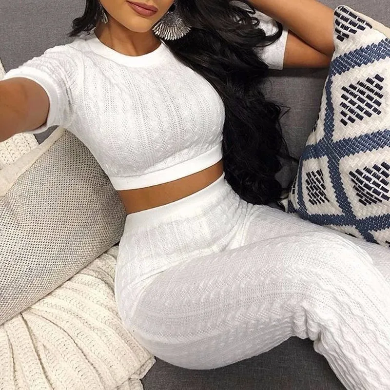 Ohvera 2019 Autumn Two Piece Set Knitted Off Shoulder Crop Tops And Long Pants Sexy 2 Piece Set Women Winter Sweater Outfits
Ohvera 2019 Autumn Two Piece Set Knitted Off Shoulder Crop Tops And Long Pants Sexy 2 Piece Set Women Winter Sweater Outfits