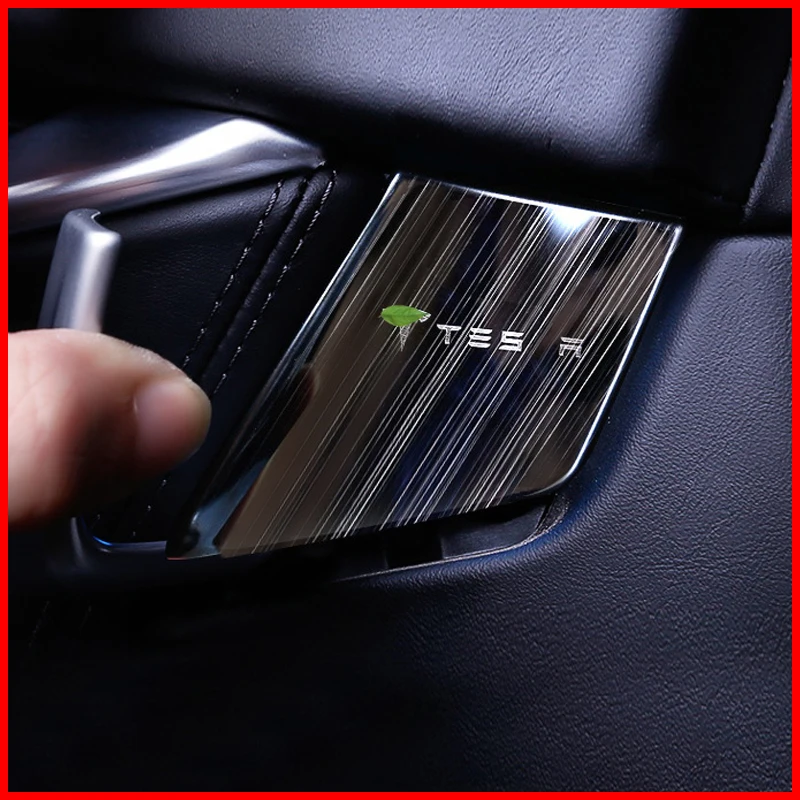 1set Fashion Car Inside Door Handle Decoration Cover Stainless Steel Sticker Styling Car Accessories for Tesla Model S 2014-2018
1set Fashion Car Inside Door Handle Decoration Cover Stainless Steel Sticker Styling Car Accessories for Tesla Model S 2014-2018