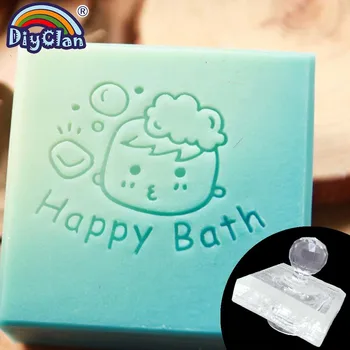 Happy Bath Handmade Soap Making Stamp Children Bath Transparent Resin Natural Soap Stamps Child Soap Chapter With Handle
Happy Bath Handmade Soap Making Stamp Children Bath Transparent Resin Natural Soap Stamps Child Soap Chapter With Handle