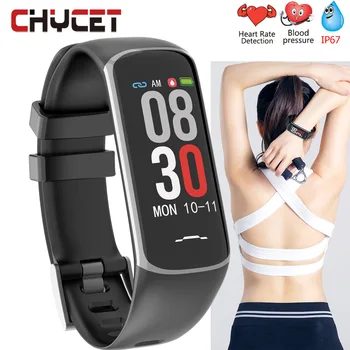 Fitness Bracelet Blood Pressure Measurement Fitness Tracker Heart Rate Monitor Smart Bracelet Waterproof Women Men Watch
Fitness Bracelet Blood Pressure Measurement Fitness Tracker Heart Rate Monitor Smart Bracelet Waterproof Women Men Watch