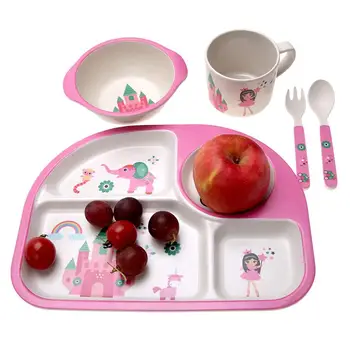 5 Pcs / set Bamboo Fiber 4 Slots Children Tableware Dishes Dinnerware Bamboo Fiber Cute Cartoon Feeding Toddler Tableware Child
5 Pcs / set Bamboo Fiber 4 Slots Children Tableware Dishes Dinnerware Bamboo Fiber Cute Cartoon Feeding Toddler Tableware Child