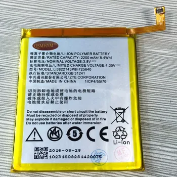QSMHYM New Li3822T43P8h725640 2200mAh 3.8V Battery For ZTE Blade A510 BA510 ReplacementWith Tracking Number
QSMHYM New Li3822T43P8h725640 2200mAh 3.8V Battery For ZTE Blade A510 BA510 ReplacementWith Tracking Number