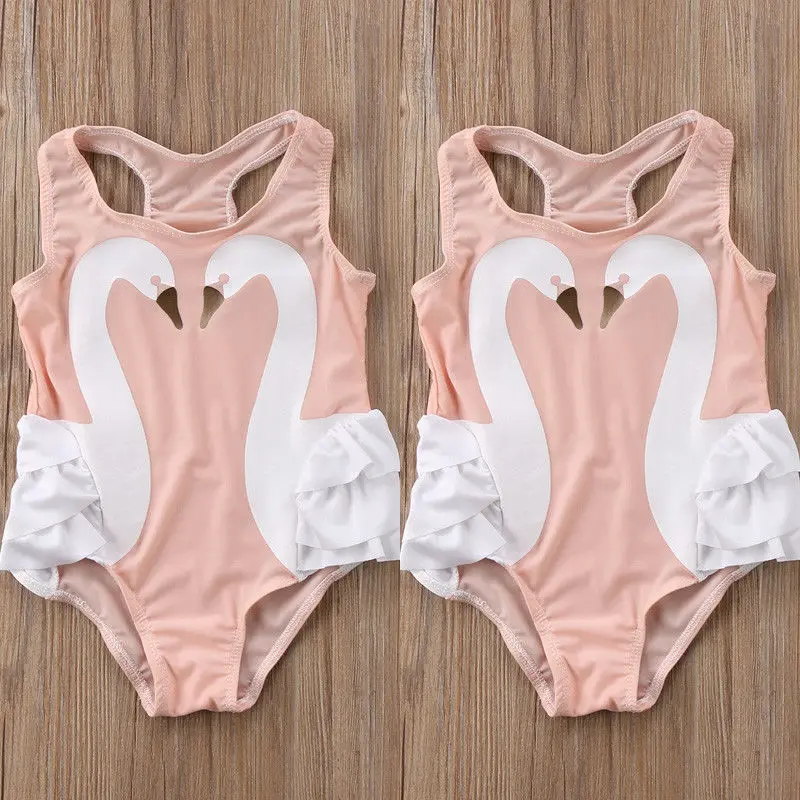 2-7 years Swans Decoration Kids Girls One Piece Swimsuit Girls Swimwear 2019 Children Swimsuit Cute Baby Bathing Suit
2-7 years Swans Decoration Kids Girls One Piece Swimsuit Girls Swimwear 2019 Children Swimsuit Cute Baby Bathing Suit