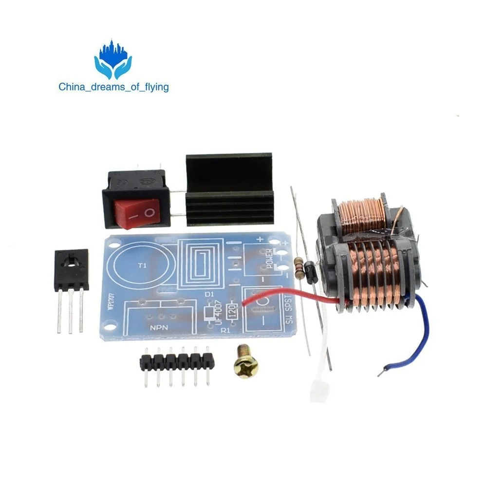 15KV High Frequency DC High Voltage Arc Ignition Generator Inverter Boost Step Up 18650 DIY Kit U Core Transformer Suite 3.7V
15KV High Frequency DC High Voltage Arc Ignition Generator Inverter Boost Step Up 18650 DIY Kit U Core Transformer Suite 3.7V