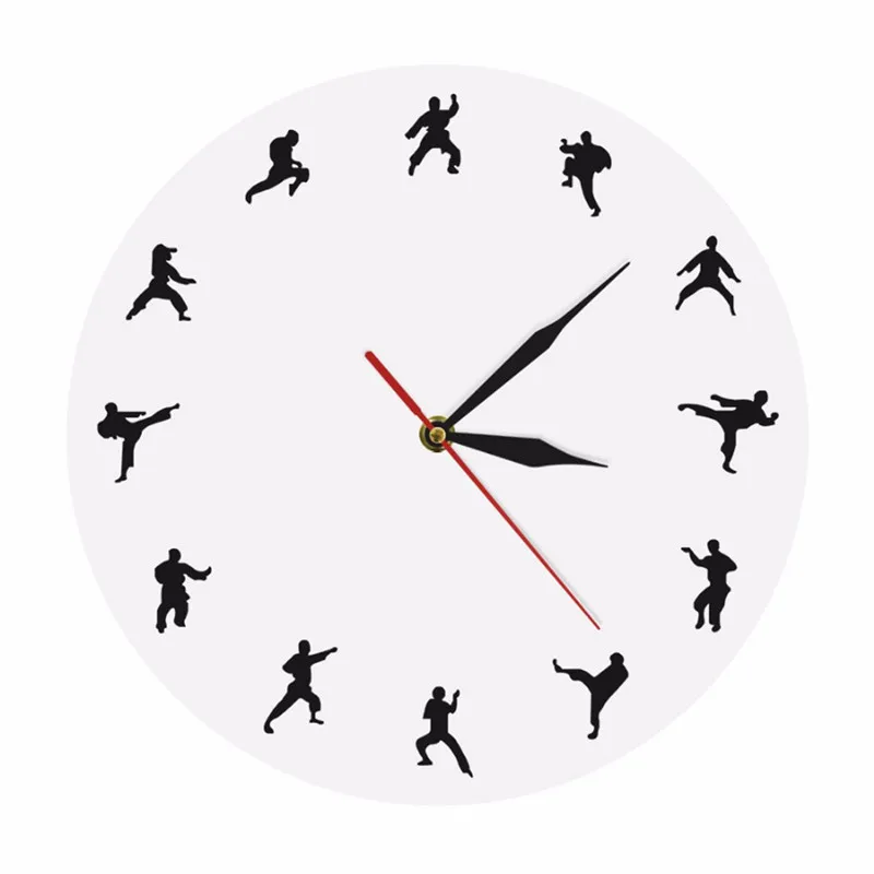 Unique Chinese Kung Fu Pattern Acrylic Plate Wall Clock Silent Home Decor Karate Taekwondo Wall Clock Living Room Decoration
Unique Chinese Kung Fu Pattern Acrylic Plate Wall Clock Silent Home Decor Karate Taekwondo Wall Clock Living Room Decoration