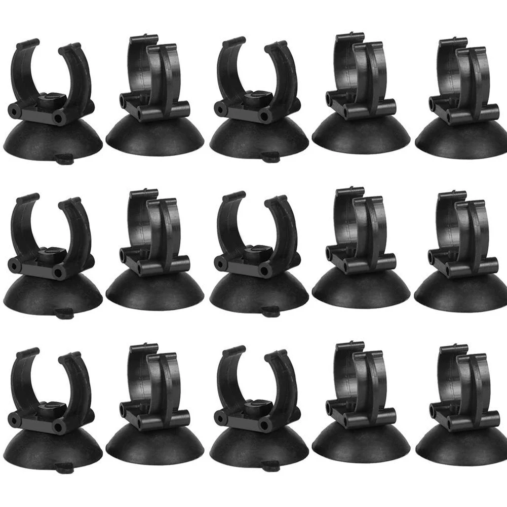 Aquarium Heater Suction Cups Suckers Clips 33Mm Dia Holders Clamps For Fish Tank Accessories 15 Pack Black | Дом и сад