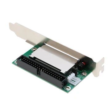 

40-Pin Compact Flash Bootable Converter PCI Bracket CF To IDE Back Panel Adapter Connector