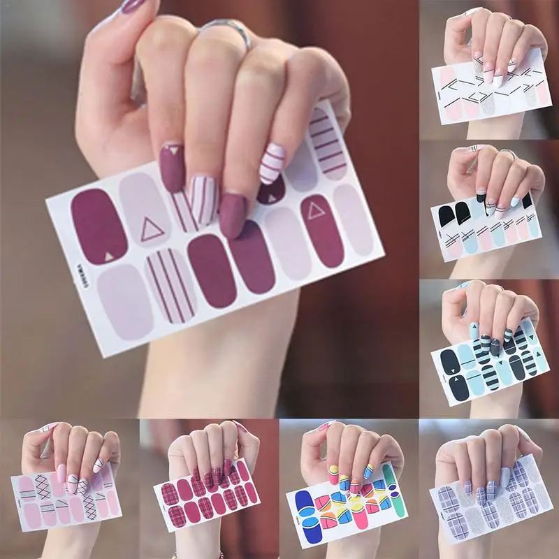DIY All-finger Nail Beauty Sticker Waterproof Durable Environmental Nail Stickers Water Transfers Colorful Designs High Quality
DIY All-finger Nail Beauty Sticker Waterproof Durable Environmental Nail Stickers Water Transfers Colorful Designs High Quality