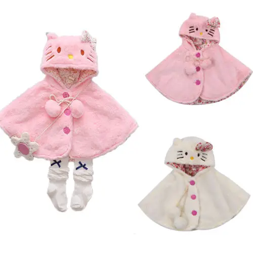 Newborn Baby Girls Cloak Hooded Poncho Cartoon Cat Jacket Outwear Kids Warm Coat Clothes 0-24 Months
Newborn Baby Girls Cloak Hooded Poncho Cartoon Cat Jacket Outwear Kids Warm Coat Clothes 0-24 Months