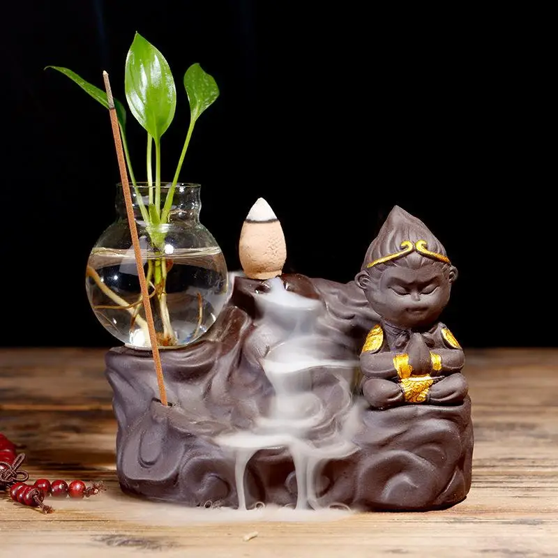 Suwukong Backflow Incense Burner Smoke Waterfall Incense Burner Holder Ceramic Aromatherapy Furnace Mountain River Handicrafts
Suwukong Backflow Incense Burner Smoke Waterfall Incense Burner Holder Ceramic Aromatherapy Furnace Mountain River Handicrafts