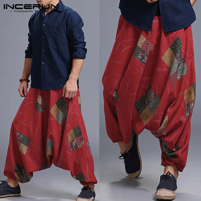 Harajuku Aladdin Men's Pants Loose Trousers Harem Pants Hiphop Baggy Big Crotch Jogger Dance Men Women Clothes Elastic Cuff Male
Harajuku Aladdin Men's Pants Loose Trousers Harem Pants Hiphop Baggy Big Crotch Jogger Dance Men Women Clothes Elastic Cuff Male
