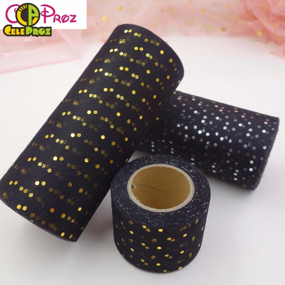 Glitter Sequin Tulle Roll 15cm 25Yards Spotted Tulle For DIY Tutu Skirt Pom Wedding Birthday Decoration DIY Party Carft Supplies
Glitter Sequin Tulle Roll 15cm 25Yards Spotted Tulle For DIY Tutu Skirt Pom Wedding Birthday Decoration DIY Party Carft Supplies