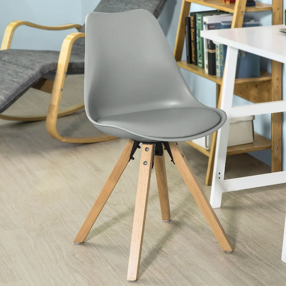 SoBuy FST59-HG, Dining Chair Kitchen Chair Office Chair, Natural Solid Wood Legs with Cushioned Seat
SoBuy FST59-HG, Dining Chair Kitchen Chair Office Chair, Natural Solid Wood Legs with Cushioned Seat
