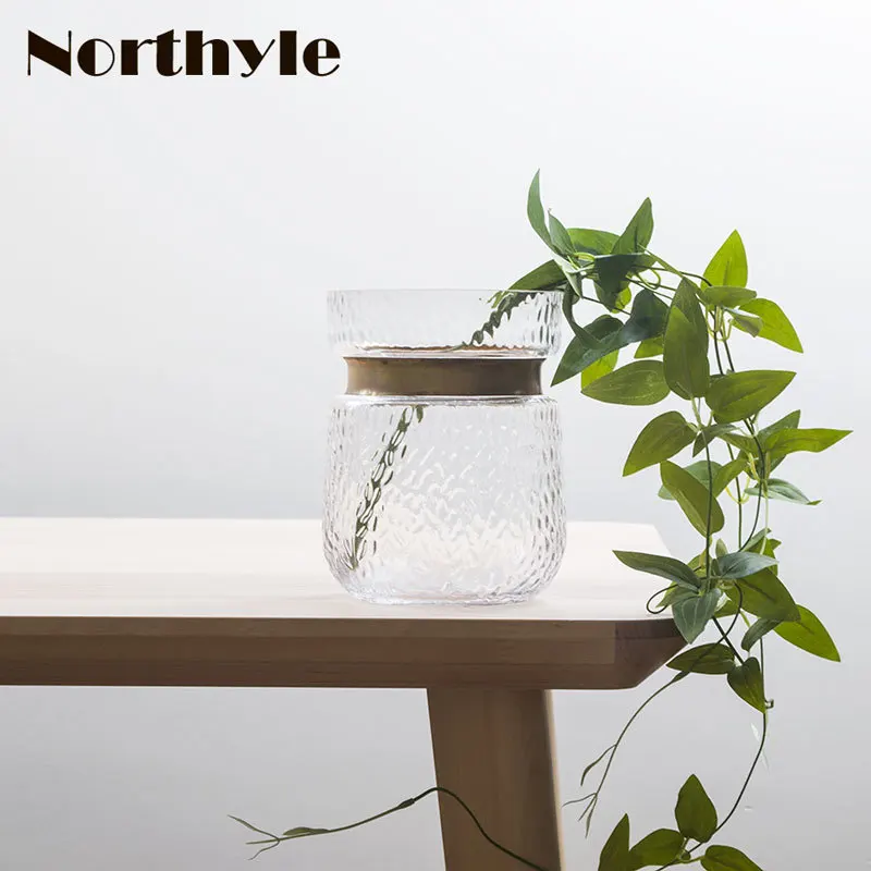 Golden neck theme glass vase home decoration flowerpot glass bottle wedding decoration flower terrarium
Golden neck theme glass vase home decoration flowerpot glass bottle wedding decoration flower terrarium