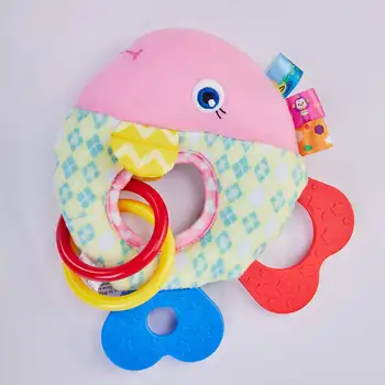 

HAPPY MONKEY 0-3 Y Baby Rattles Hand Bell Toy Animals Plush Baby Rattle Gift Cradle Infant Toys