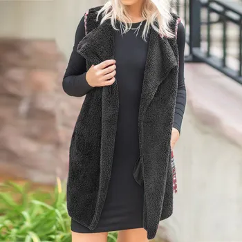 Faux Fur Coat Women 2018 Autumn Warm Teddy Vest Coat Loose Print Patchwork Vest Casual Female Overcoat Outerwear
Faux Fur Coat Women 2018 Autumn Warm Teddy Vest Coat Loose Print Patchwork Vest Casual Female Overcoat Outerwear
