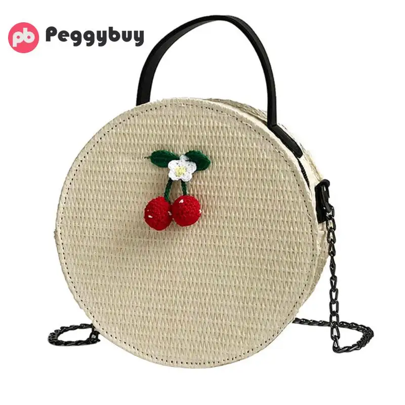 Summer Fashion Handbags High quality Women bag girls Round Bag Print cherry shoulder Female bag Bolsas mujer 2019 sac main femme
Summer Fashion Handbags High quality Women bag girls Round Bag Print cherry shoulder Female bag Bolsas mujer 2019 sac main femme