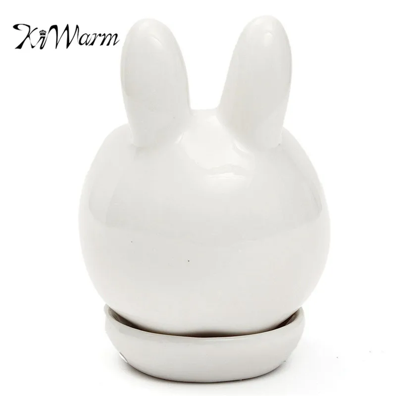 KiWarm Cute Mini Rabbit Ceramic Succulent Flower Pot Plant Nursery Garden Porcelain Saucer Decor Planter Home Garden Ornament
KiWarm Cute Mini Rabbit Ceramic Succulent Flower Pot Plant Nursery Garden Porcelain Saucer Decor Planter Home Garden Ornament