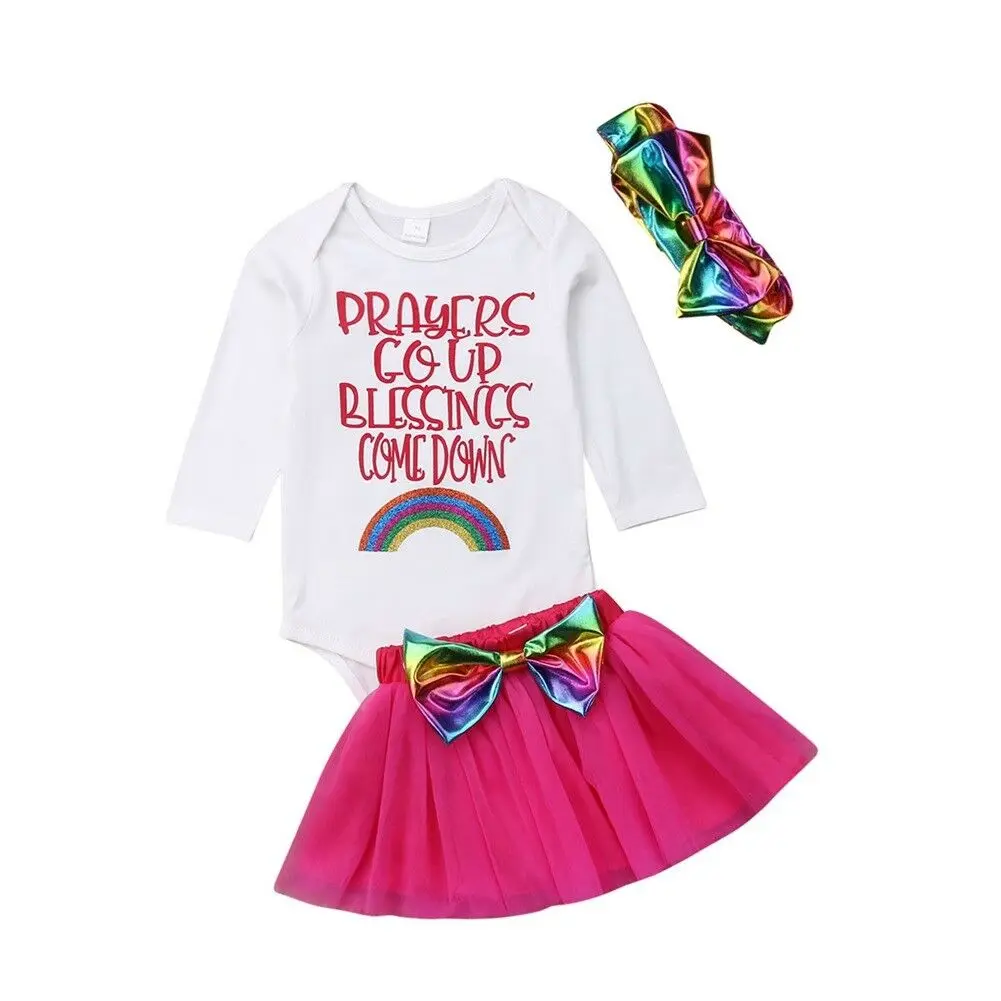 3PCS Set Newborn Baby Girl Long Sleeve Letter Print Cotton Bodysuit Tops Tutu Bowknot SKirt Headband 3PCS Girls Clothes
3PCS Set Newborn Baby Girl Long Sleeve Letter Print Cotton Bodysuit Tops Tutu Bowknot SKirt Headband 3PCS Girls Clothes